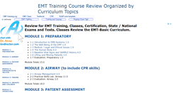 Desktop Screenshot of emt-training.org